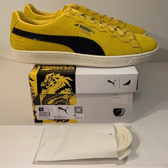 🐲 [BRAND NEW] PUMA SUEDE X JEFF STAPLE GIDRA MENS SHOES SIZE 13 SNEAKERS 🐲 - Picture 7 of 13